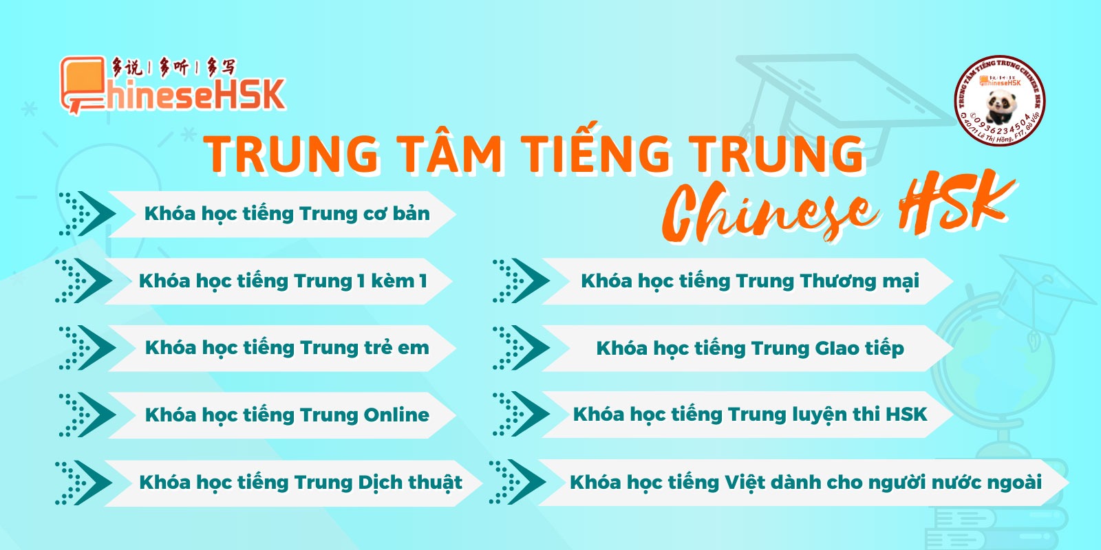 Trung tâm tiếng Trung Chinese HSK