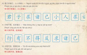 Tập viết chữ Hán - Khổng Tử