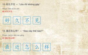 Tiếng trung chào hỏi