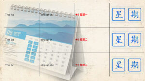 Tiếng Trung về ngày tháng