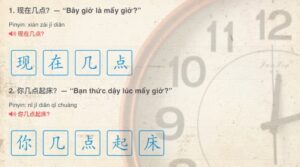 Tiếng trung về giờ giấc, thời gian