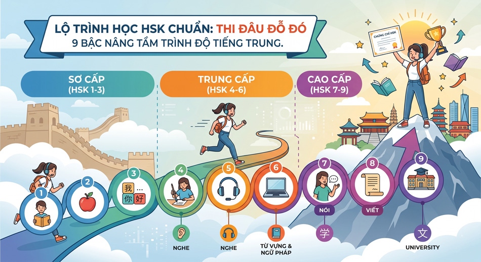 Lộ trình học SHK