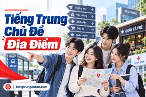 tiếng Trung chủ đề địa điểm thường gặp