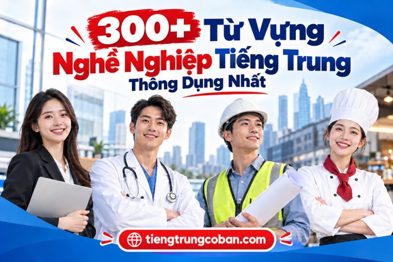 300+ Từ Vựng Nghề Nghiệp Tiếng Trung Thông Dụng Nhất