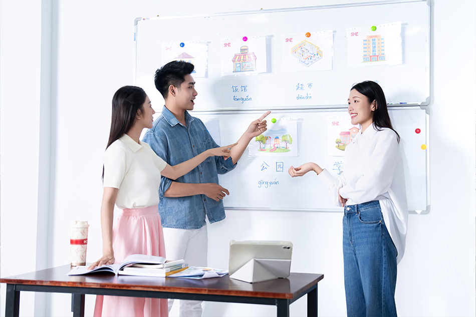 Lớp học tại Trung tâm tiếng Trung HSK Bình Dương