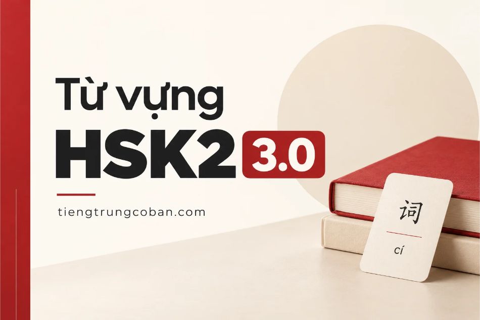 500 từ vựng HSK2 3.0 có Pinyin và nghĩa tiếng Việt